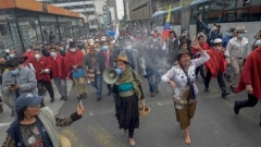 Indigenous people announce protests over economic crisis in Ecuador: The president of the Conaie, Leonidas Iza, stated that the protests will be for an indefinite period of time.