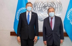 Roberto Álvarez meets with UN secretary and asks for help for Haiti: The Dominican Foreign Minister expresses the country's concern about the crisis in the neighboring nation.